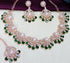 Green Necklace - Detail View | Samyak Fashion