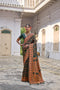 Green Soft Pashmina Silk Designer Function Wear Saree Collection With Blouse - Front View | Samyak Fashion
