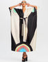 Beige And Black Fancy Soft Satin Silk Kaftan Buy pretty Kaftan