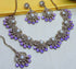 Lavender Necklace - Detail View | Samyak Fashion