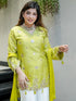 Lemon Silk Salwar Suits - Side View | Samyak Fashion