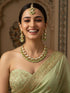 Light Green Necklace Set - Back View | Samyak Fashion