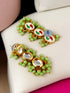 Light Green Necklace Set - Close-up View | Samyak Fashion