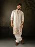 Light Green Rayon Mens Kurta With Payjama - Front View | Samyak Fashion