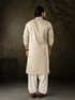Light Green Rayon Mens Kurta With Payjama - Back View | Samyak Fashion