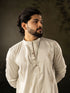 Light Green Rayon Mens Kurta With Payjama - Side View | Samyak Fashion