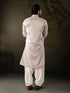 Light Purple Rayon Mens Kurta With Payjama - Back View | Samyak Fashion