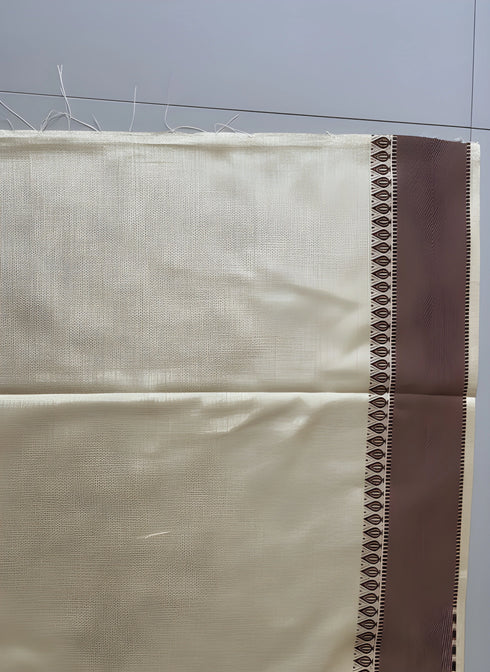 Light Yellow Manipuri Kalam Silk Elegant Party Wear Saree Collection With Blouse - Styled View | Samyak Fashion