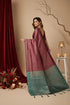 Maroon Art Silk Saree With Blouse - Detail View | Samyak Fashion