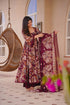 Maroon Cotton Silk Salwar Suit - Detail View | Samyak Fashion