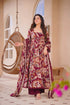 Maroon Cotton Silk Salwar Suit - Close-up View | Samyak Fashion