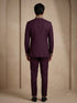 Maroon Doniar Satin Mens Men's Jodhpuri - Detail View | Samyak Fashion