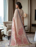 Maroon Linen Saree With Blouse - Back View | Samyak Fashion