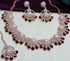 Maroon Necklace - Detail View | Samyak Fashion