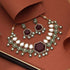 Maroon Necklace - Back View | Samyak Fashion