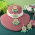 Mint Necklace Set - Back View | Samyak Fashion