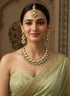 Mint Necklace Set - Front View | Samyak Fashion