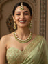 Mint Necklace Set - Back View | Samyak Fashion