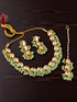 Mint Necklace Set - Side View | Samyak Fashion
