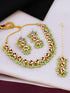Mint Necklace Set - Detail View | Samyak Fashion