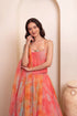 Multi Chiffon Arty Lehenga Choli - Close-up View | Samyak Fashion