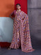Multi-colour Crepe Elegant Party Wear Saree Collection With Blouse - Front View | Samyak Fashion