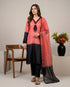 Multi French Crepe Silk Elegant Salwar Suit - Front View | Samyak Fashion