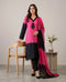 Multi French Crepe Silk Elegant Salwar Suit - Front View | Samyak Fashion