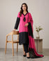 Multi French Crepe Silk Elegant Salwar Suit - Front View | Samyak Fashion