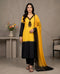 Multi French Crepe Silk Elegant Salwar Suit - Front View | Samyak Fashion