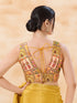 Multi Georgette Position Print Blouse - Side View | Samyak Fashion