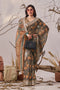 Multi Linen Cotton Party Wear Saree With Blouse - Front View | Samyak Fashion