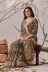 Multi Linen Cotton Party Wear Saree With Blouse - Detail View | Samyak Fashion