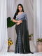 Multi Monsoon Georgette Silk Party Wear Saree With Blouse - Front View | Samyak Fashion
