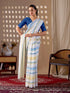 Multi Monsoon Georgette Silk Party Wear Saree With Blouse - Back View | Samyak Fashion