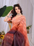 Multi Monsoon Georgette Silk Party Wear Saree With Blouse - Full View | Samyak Fashion