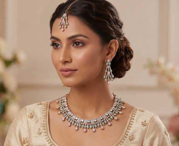 Multi Necklace - Front View | Samyak Fashion