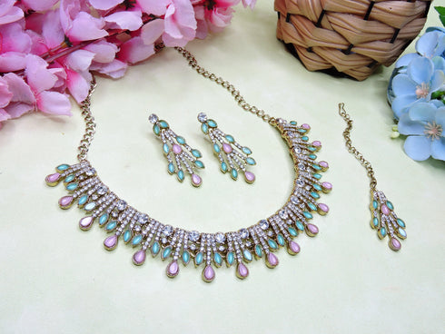 Multi Necklace - Side View | Samyak Fashion