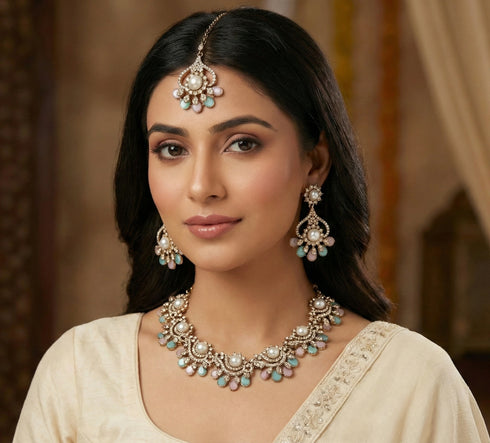 Multi Necklace - Front View | Samyak Fashion