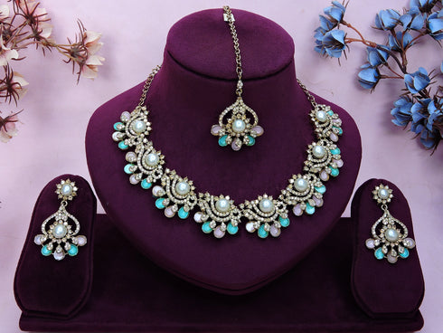 Multi Necklace - Back View | Samyak Fashion