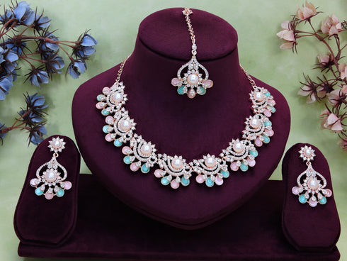 Multi Necklace - Back View | Samyak Fashion