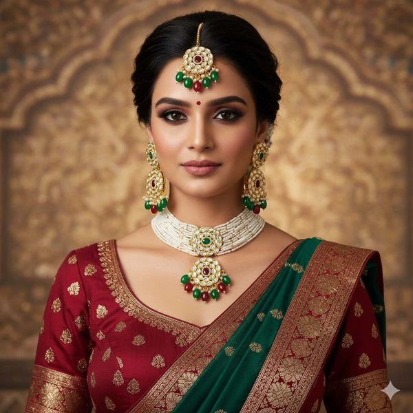Multi Necklace Set - Front View | Samyak Fashion