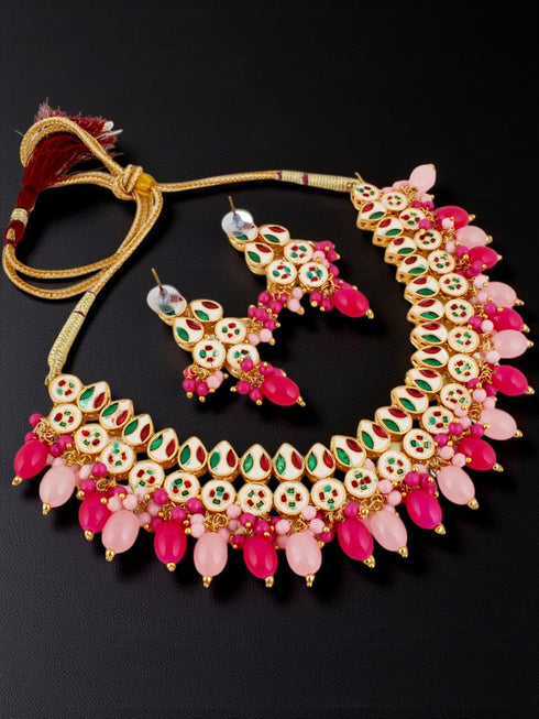 Multi Necklace Set - Detail View | Samyak Fashion