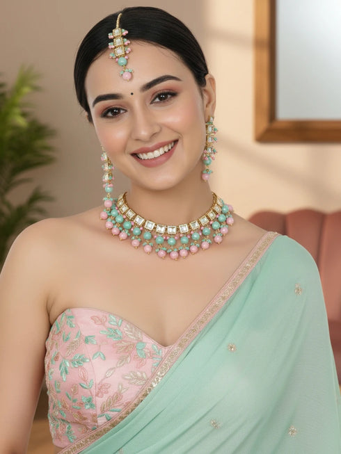 Multi Necklace Set - Back View | Samyak Fashion