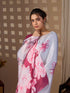 Multi Soft Satin Georgette Saree With Blouse - Styled View | Samyak Fashion