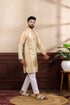 Multy Art Silk Mens Kurta With Payjama - Close-up View | Samyak Fashion