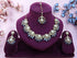 Navy Blue Necklace - Back View | Samyak Fashion