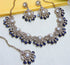 Navy Blue Necklace - Detail View | Samyak Fashion