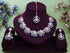 Navy Blue Necklace - Back View | Samyak Fashion