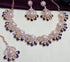 Navy Blue Necklace - Detail View | Samyak Fashion